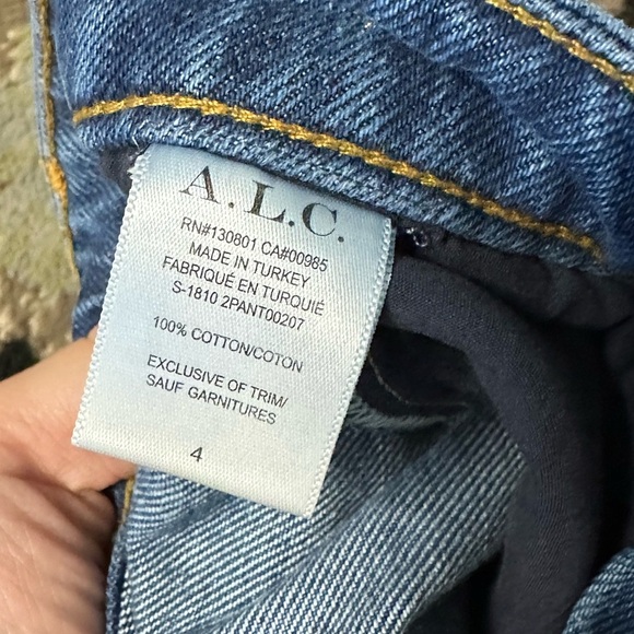 ALC Malone Studded Jeans Size 4 - Picture 7 of 7
